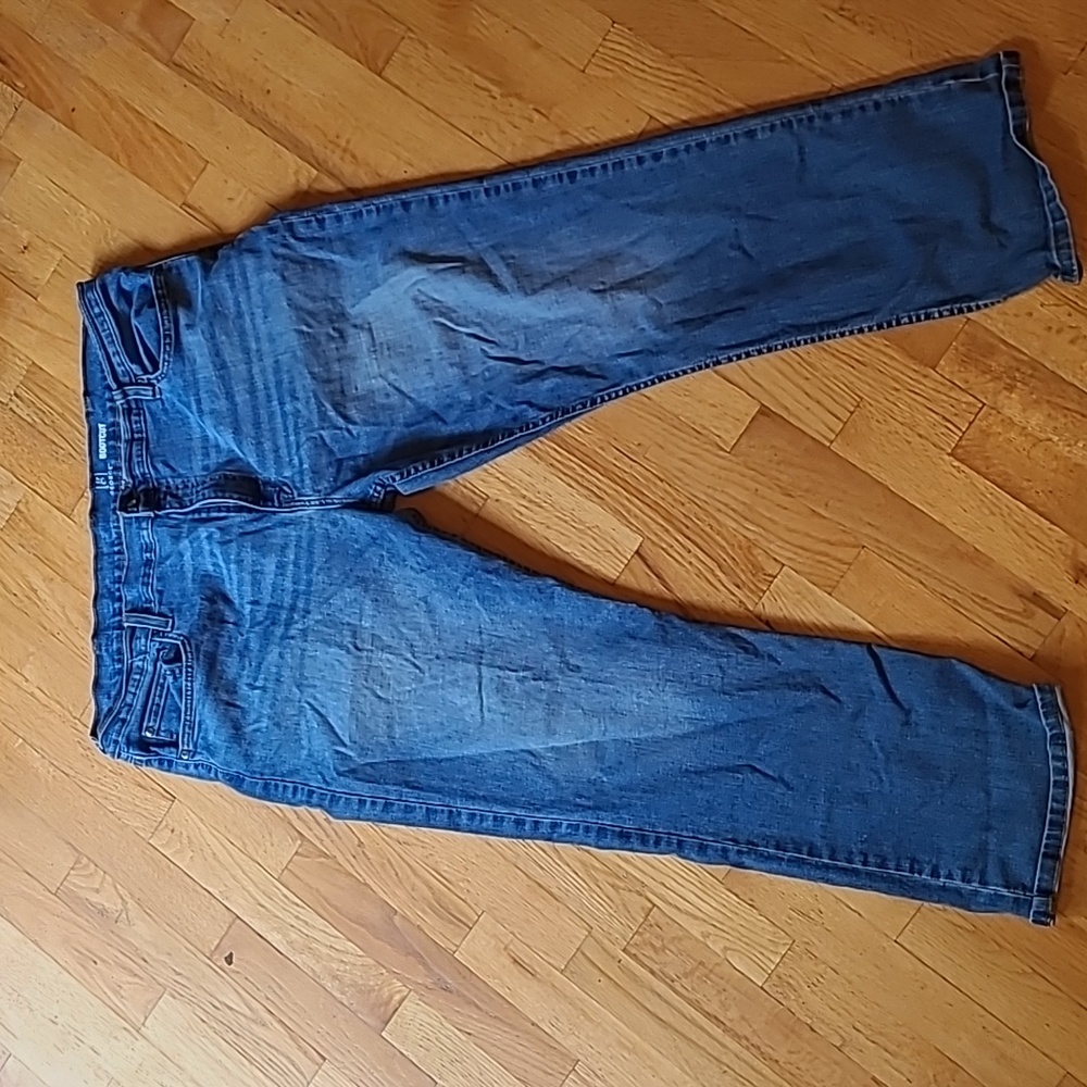 42x30 bootcut jeans, stretch